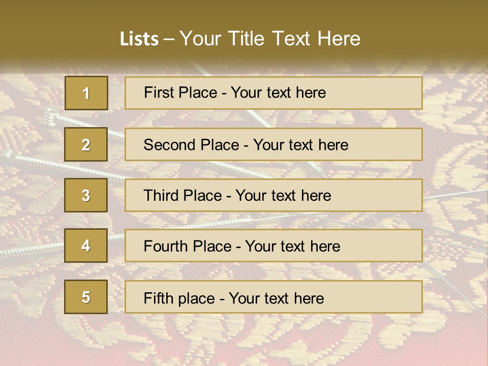 Old Needles Enhancer PowerPoint Template
