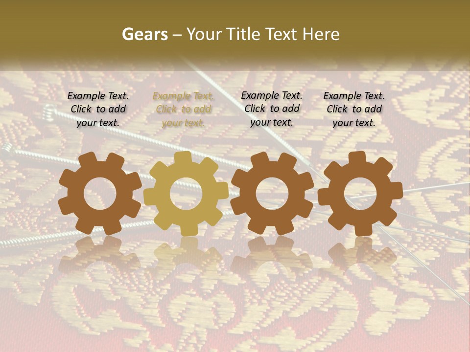 Old Needles Enhancer PowerPoint Template