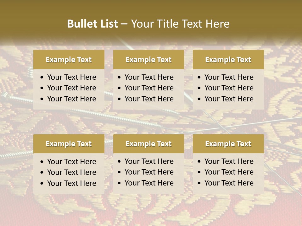 Old Needles Enhancer PowerPoint Template
