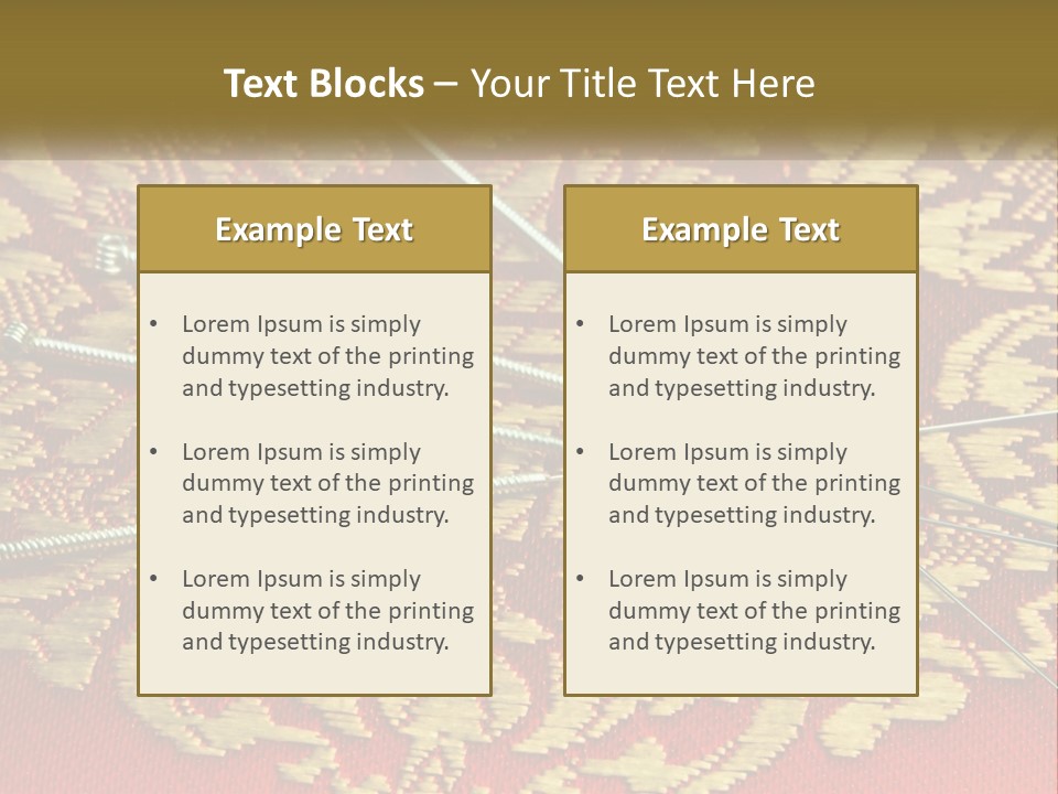 Old Needles Enhancer PowerPoint Template