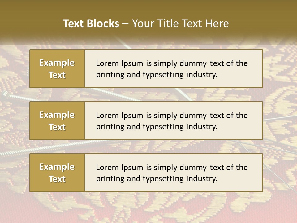 Old Needles Enhancer PowerPoint Template