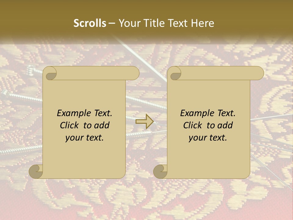 Old Needles Enhancer PowerPoint Template
