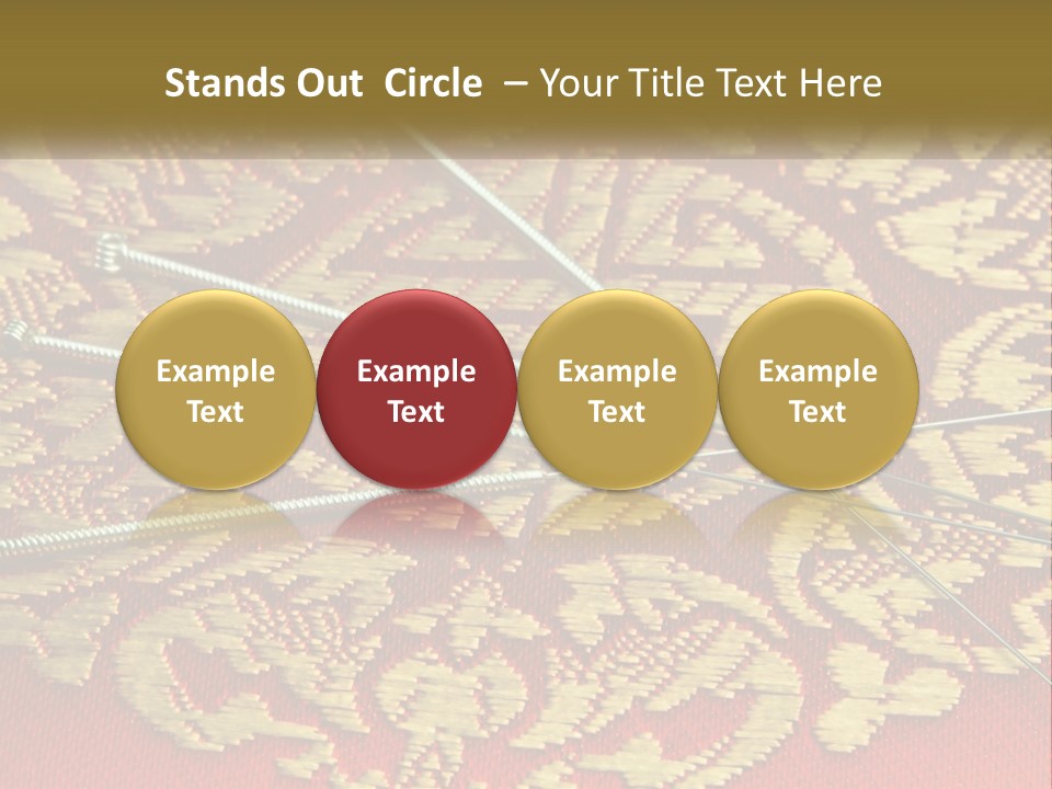 Old Needles Enhancer PowerPoint Template