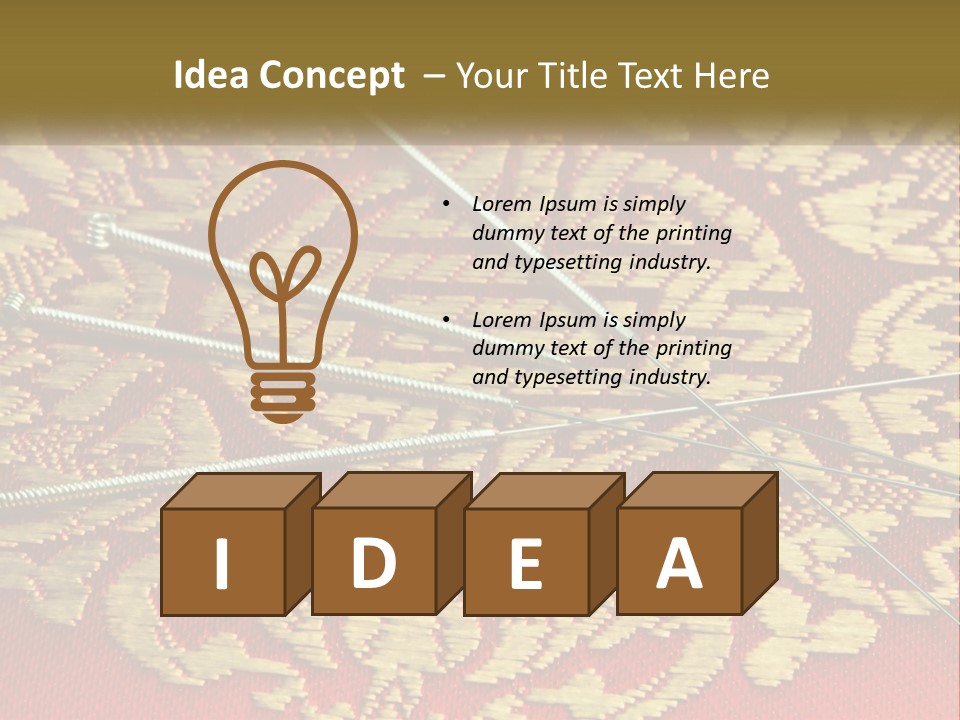 Old Needles Enhancer PowerPoint Template