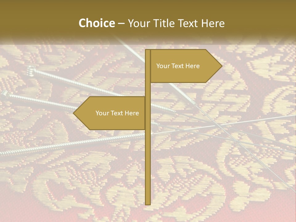 Old Needles Enhancer PowerPoint Template