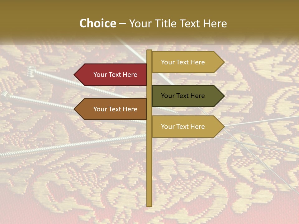 Old Needles Enhancer PowerPoint Template
