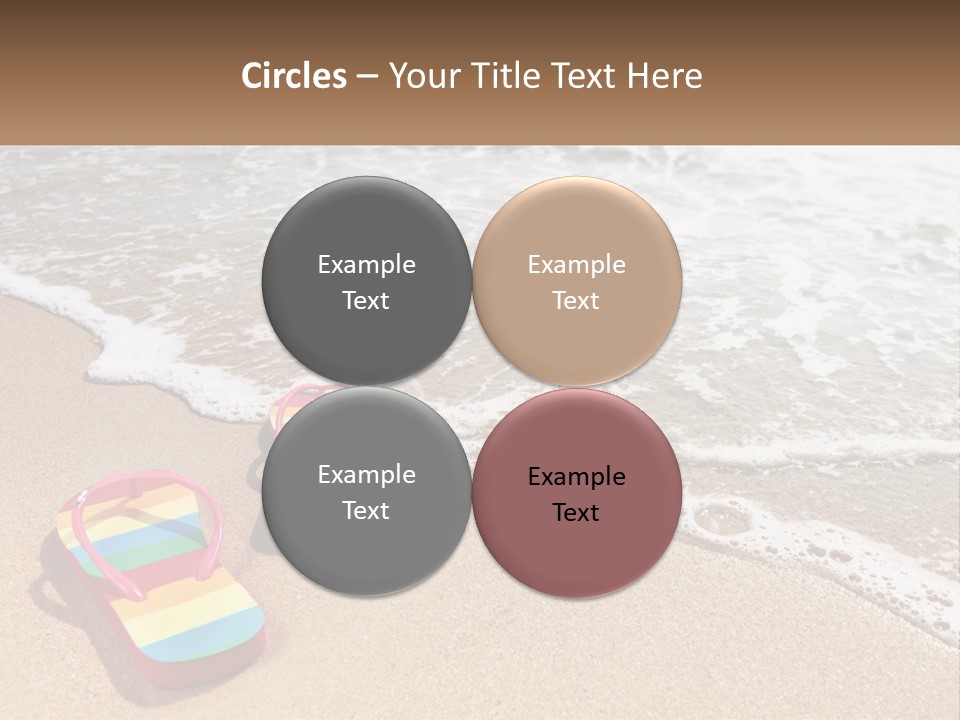 Sun Shore Blue PowerPoint Template