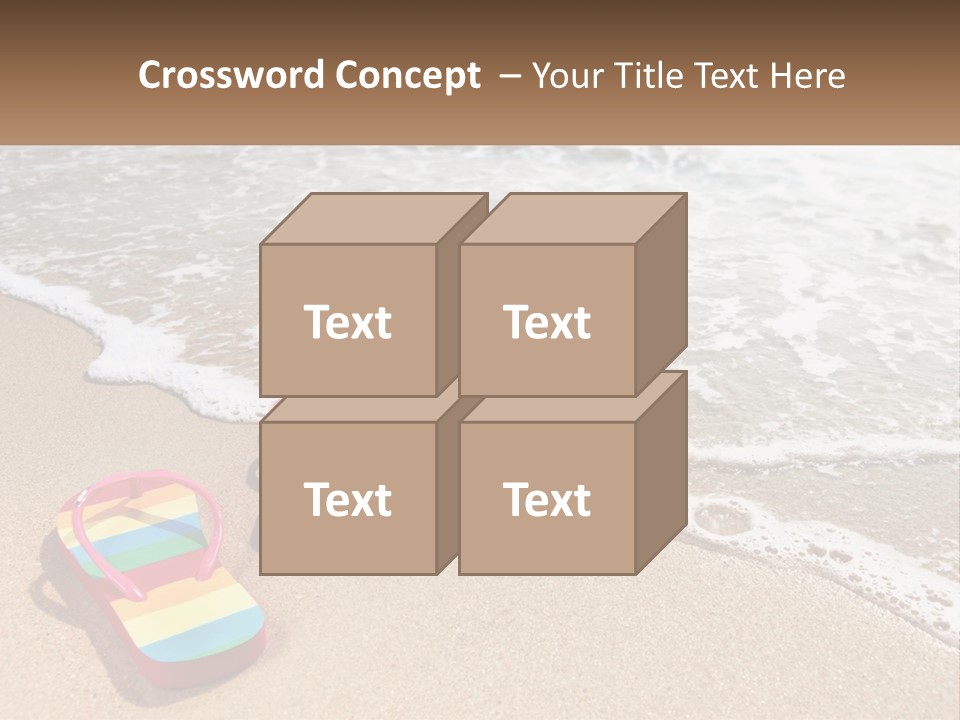 Sun Shore Blue PowerPoint Template
