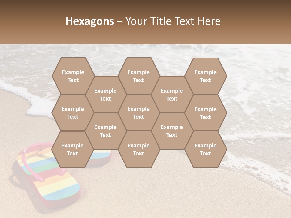 Sun Shore Blue PowerPoint Template