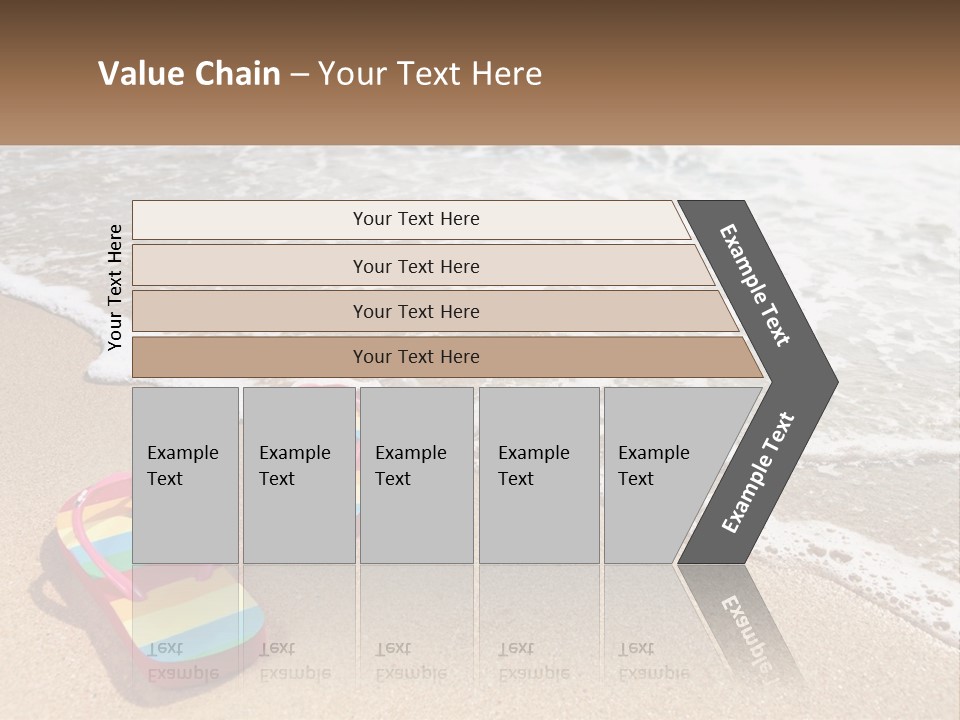 Sun Shore Blue PowerPoint Template