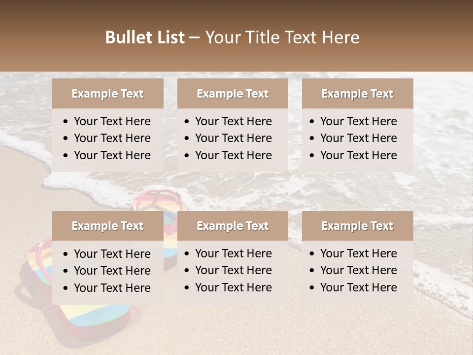 Sun Shore Blue PowerPoint Template