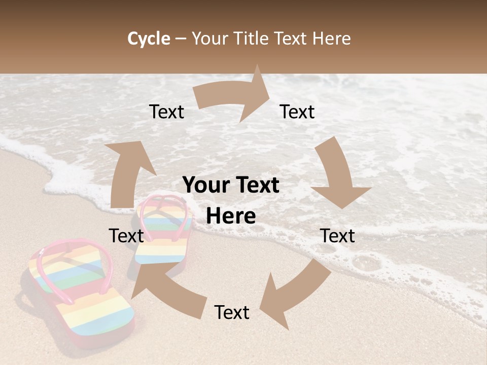 Sun Shore Blue PowerPoint Template