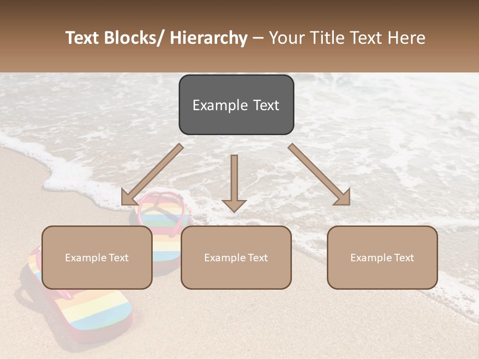 Sun Shore Blue PowerPoint Template