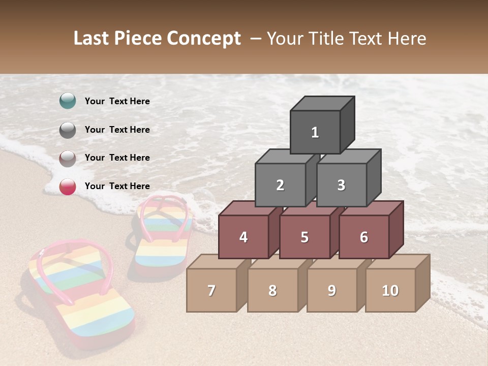 Sun Shore Blue PowerPoint Template