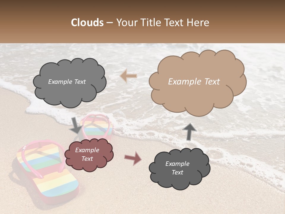 Sun Shore Blue PowerPoint Template