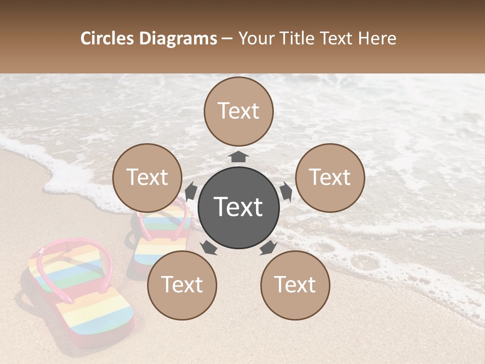 Sun Shore Blue PowerPoint Template