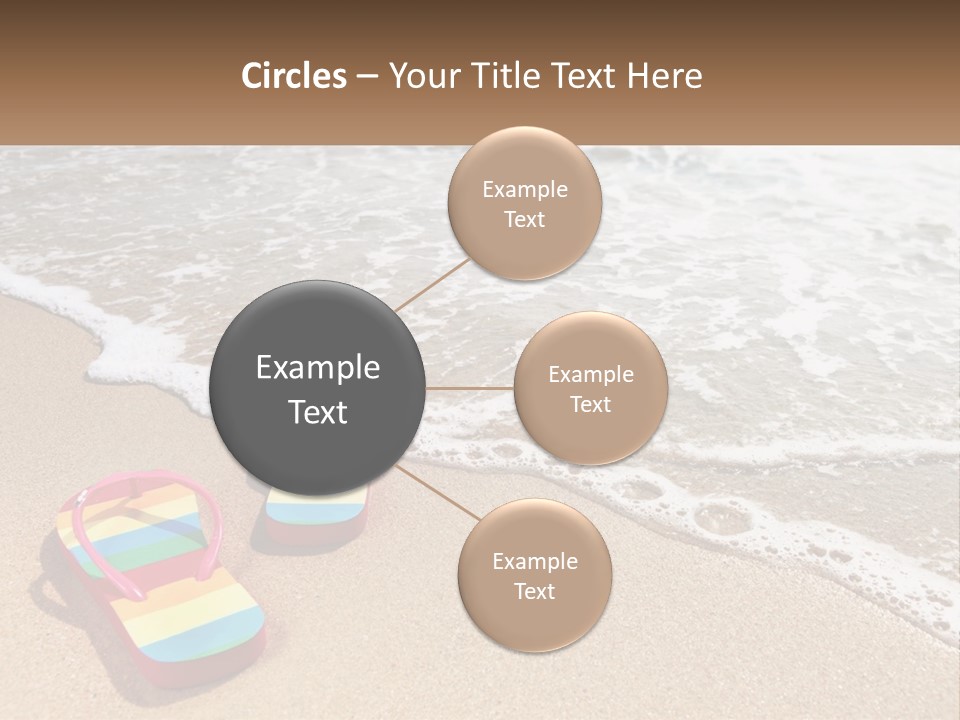 Sun Shore Blue PowerPoint Template