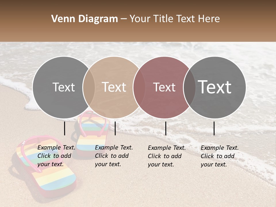 Sun Shore Blue PowerPoint Template