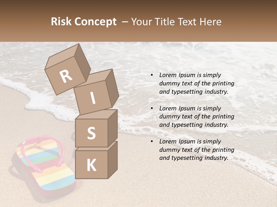 Sun Shore Blue PowerPoint Template