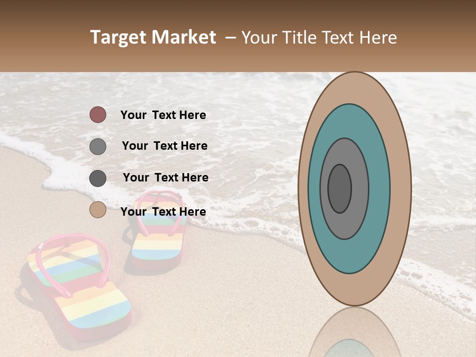 Sun Shore Blue PowerPoint Template