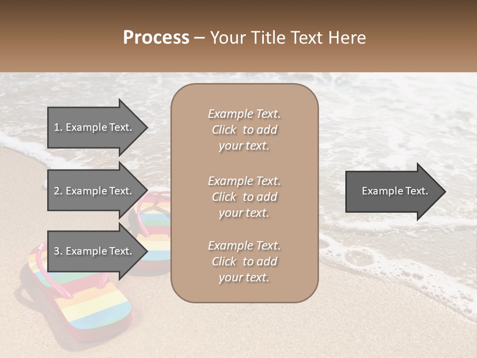 Sun Shore Blue PowerPoint Template