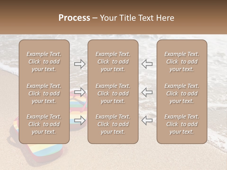 Sun Shore Blue PowerPoint Template