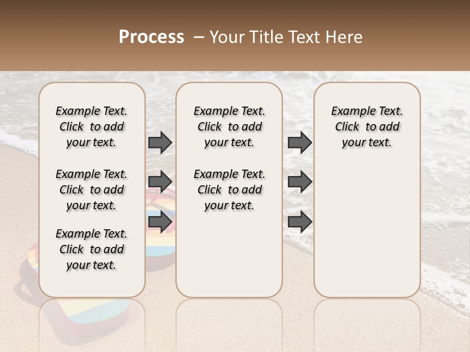 Sun Shore Blue PowerPoint Template