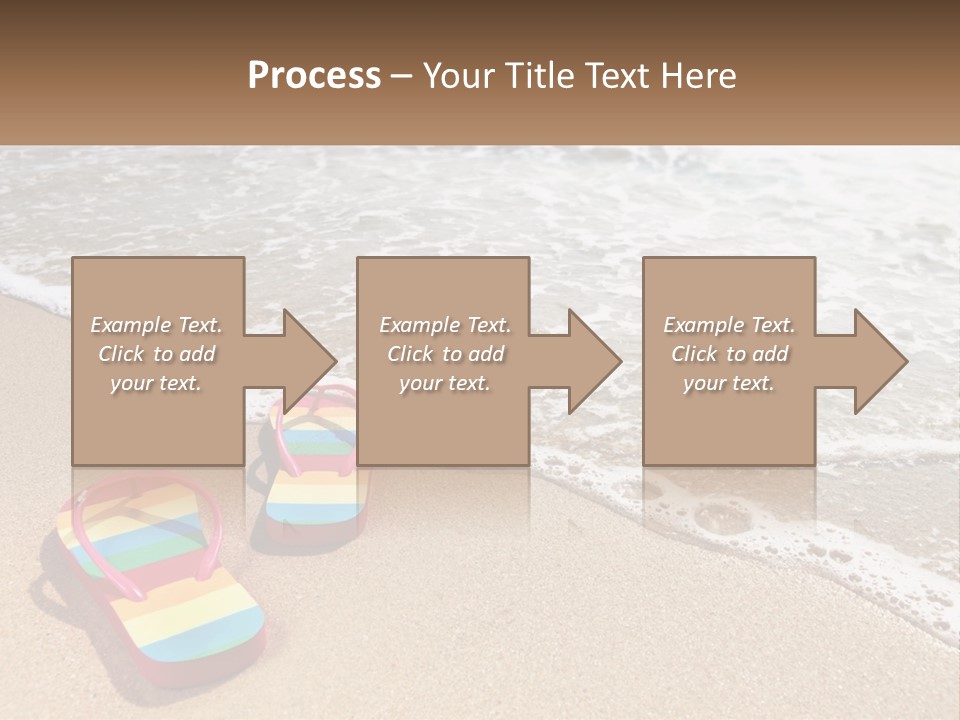 Sun Shore Blue PowerPoint Template