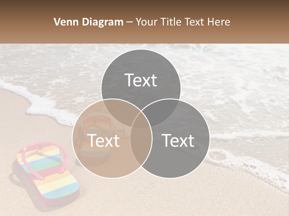 Sun Shore Blue PowerPoint Template