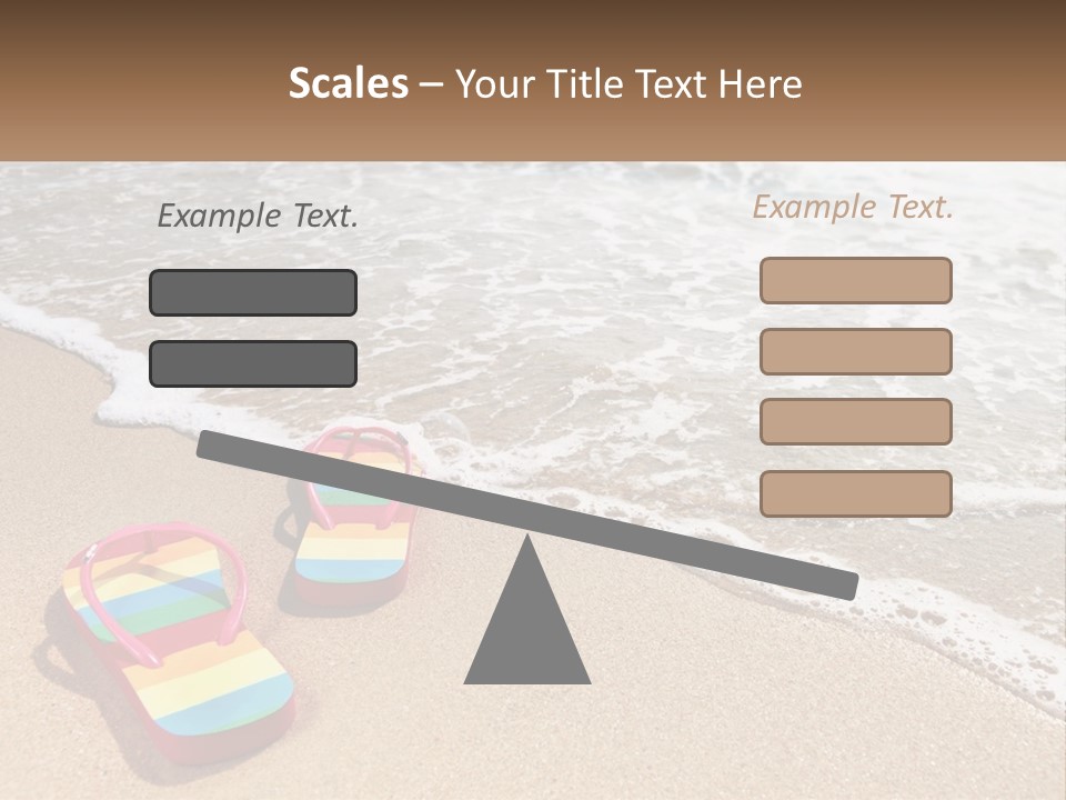 Sun Shore Blue PowerPoint Template