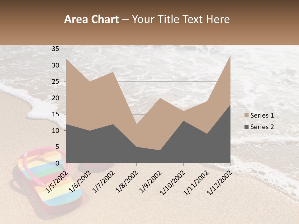 Sun Shore Blue PowerPoint Template