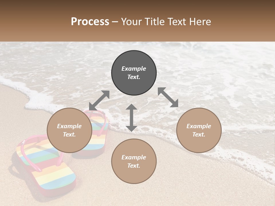 Sun Shore Blue PowerPoint Template