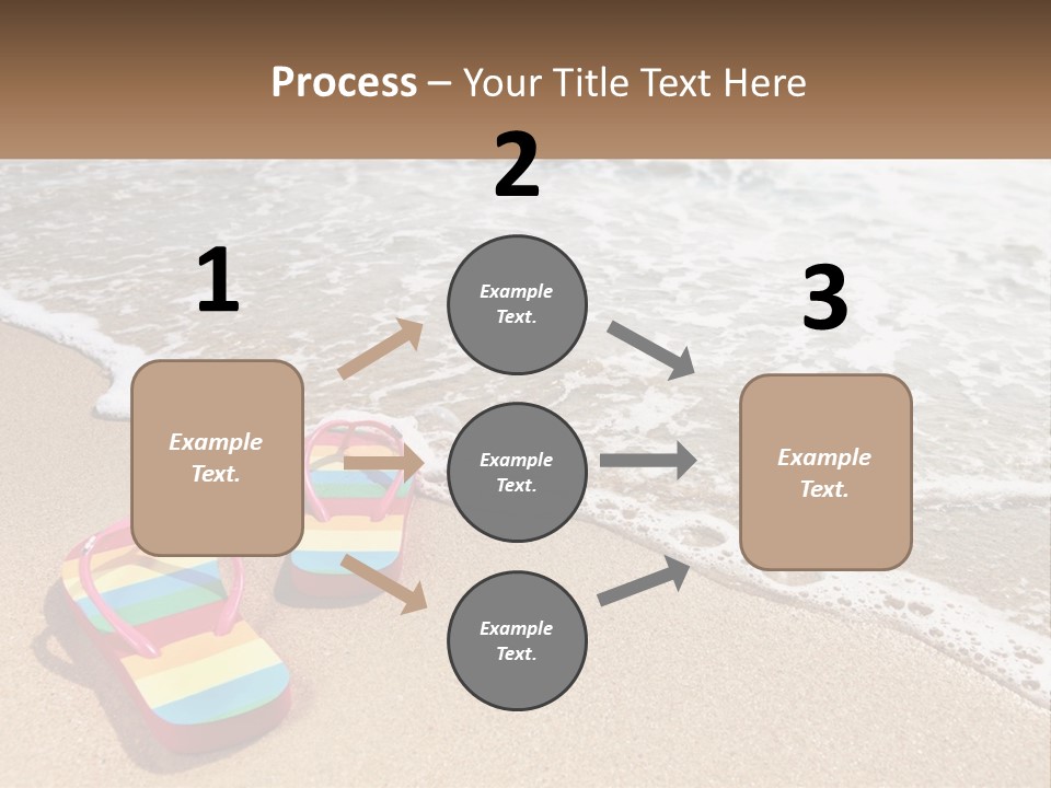 Sun Shore Blue PowerPoint Template