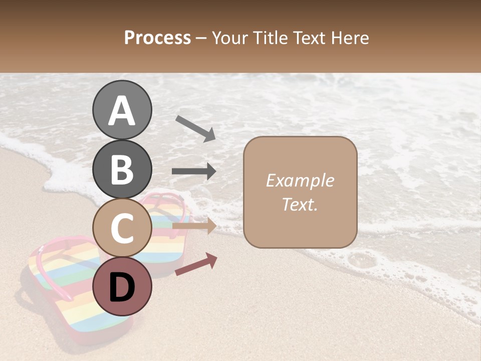 Sun Shore Blue PowerPoint Template