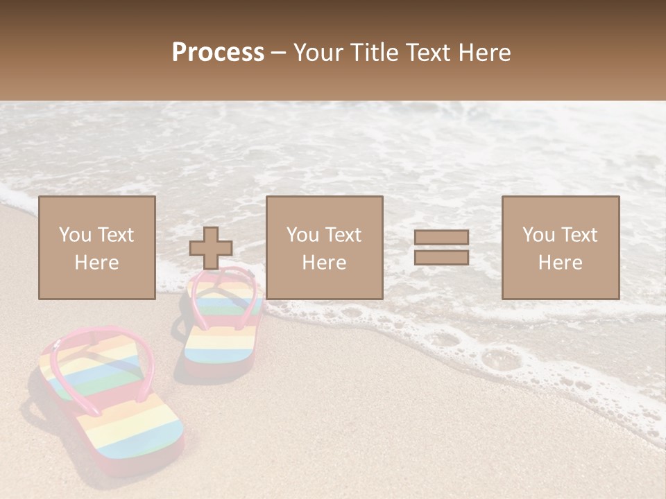 Sun Shore Blue PowerPoint Template