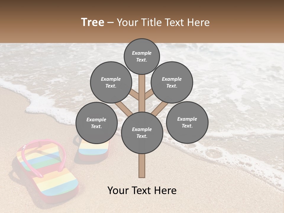 Sun Shore Blue PowerPoint Template