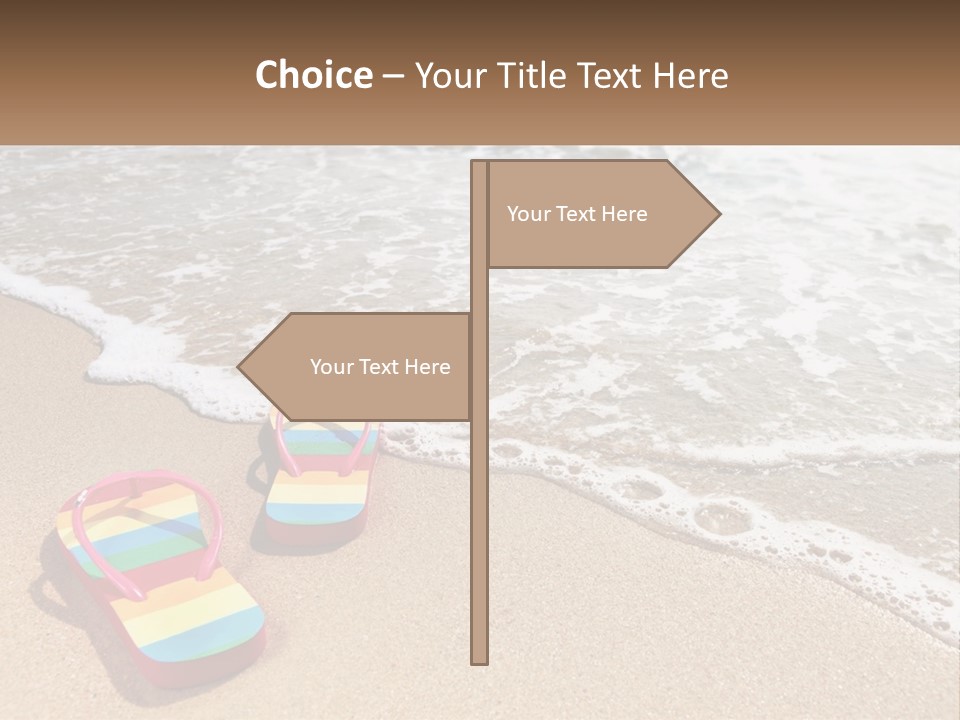 Sun Shore Blue PowerPoint Template