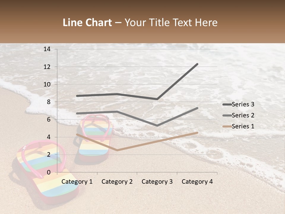Sun Shore Blue PowerPoint Template