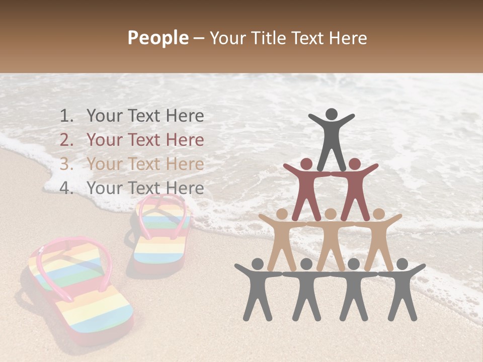 Sun Shore Blue PowerPoint Template