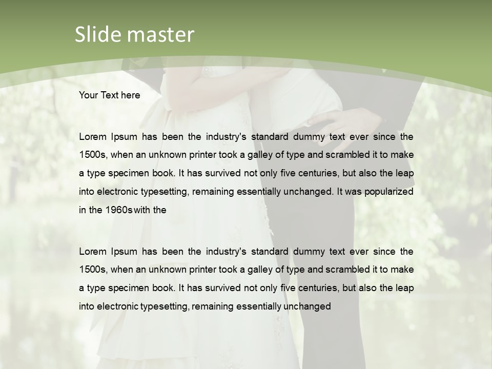 Holding Look Young PowerPoint Template