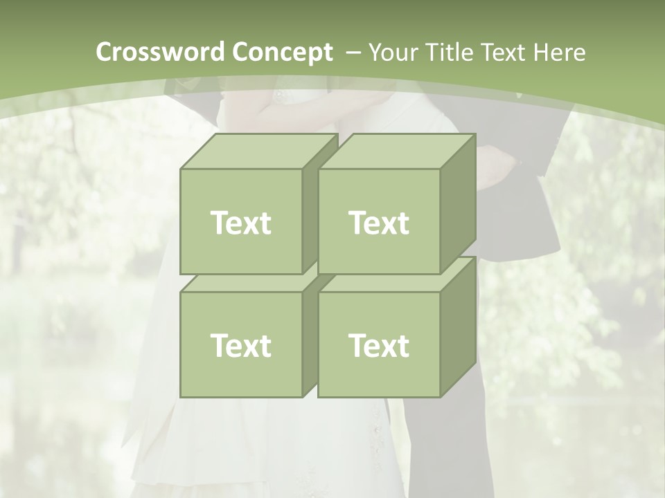 Holding Look Young PowerPoint Template