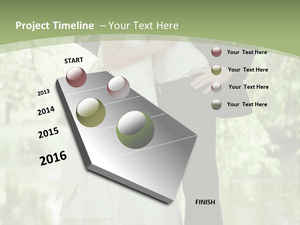 Holding Look Young PowerPoint Template