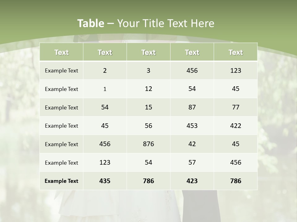 Holding Look Young PowerPoint Template