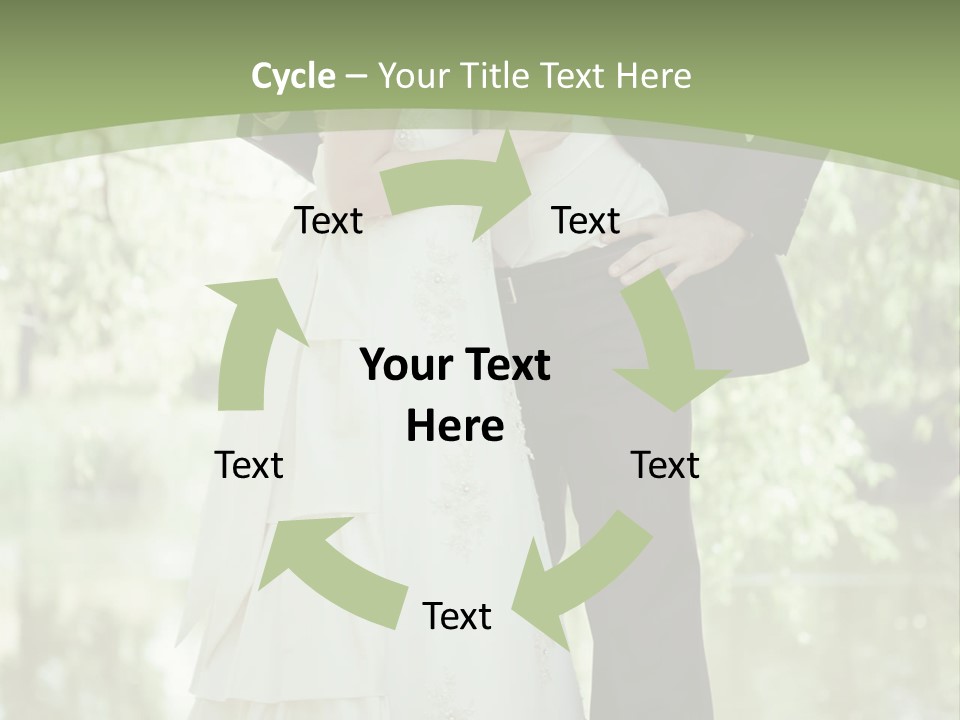 Holding Look Young PowerPoint Template