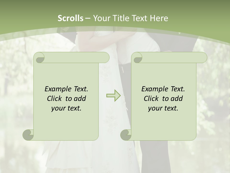 Holding Look Young PowerPoint Template