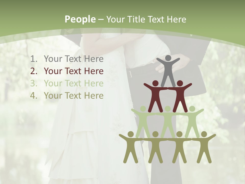 Holding Look Young PowerPoint Template