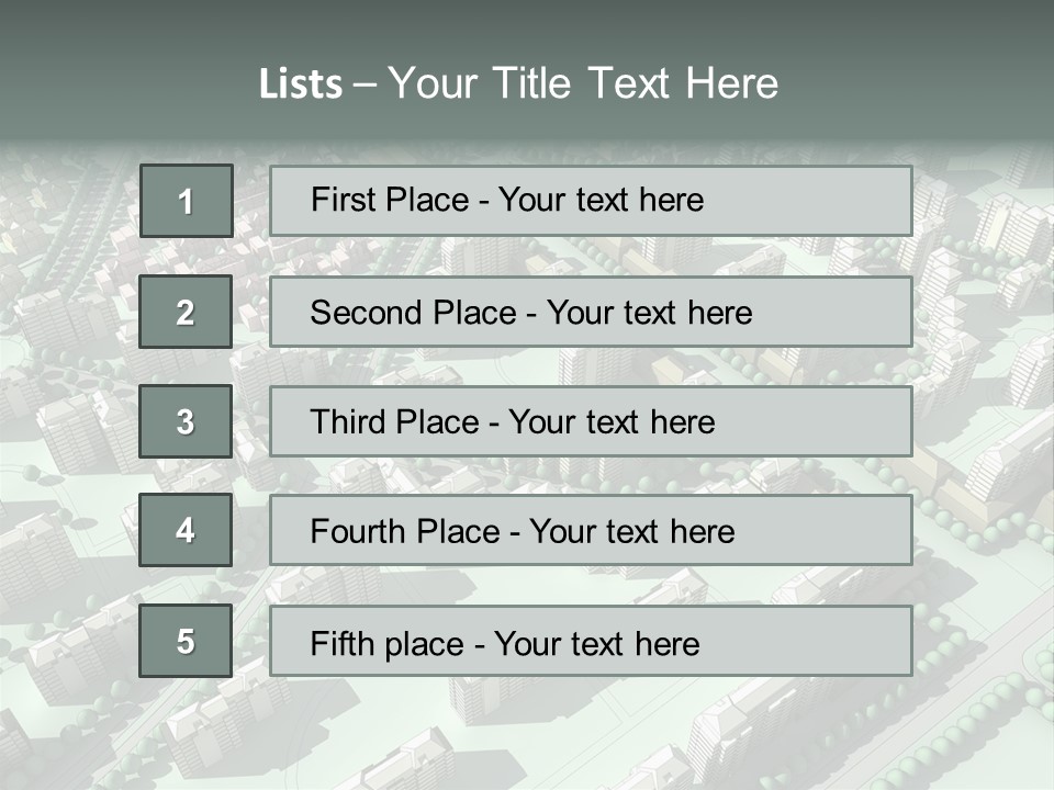 Contemporary Architectural High PowerPoint Template