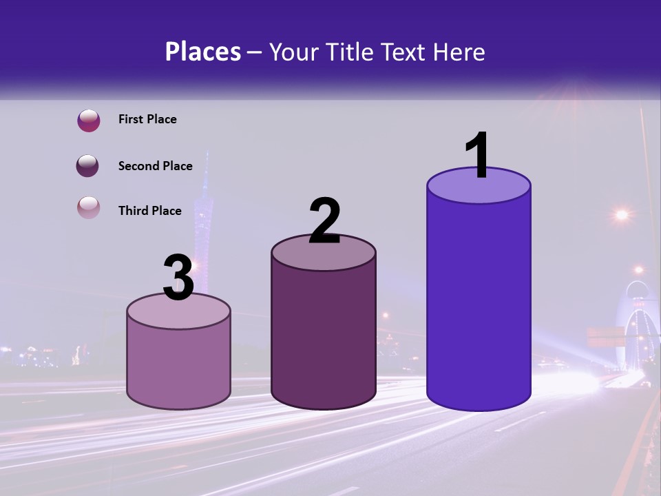 Guangzhou Office Night PowerPoint Template