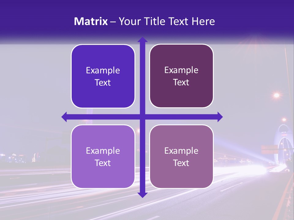 Guangzhou Office Night PowerPoint Template
