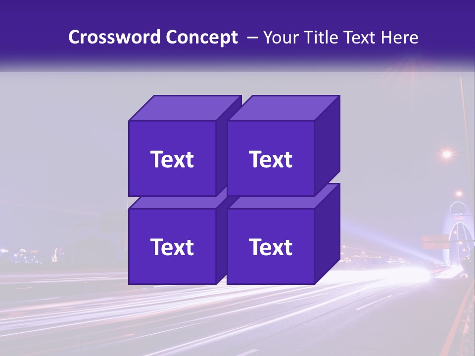 Guangzhou Office Night PowerPoint Template